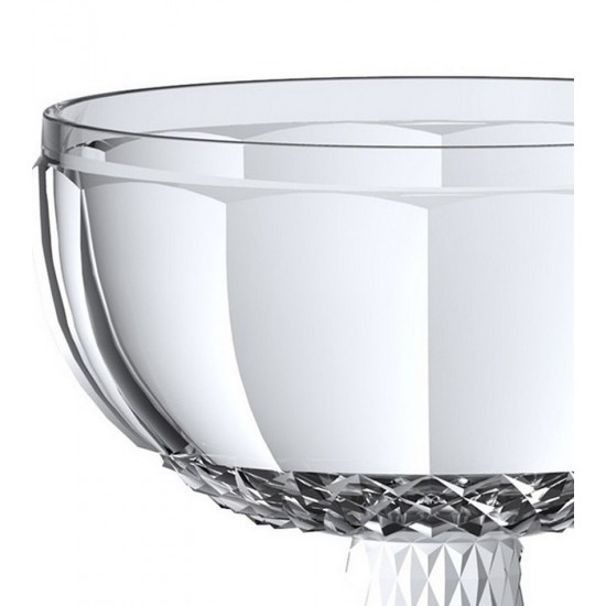 Taça 10,7cm Altura Por 12cm Diâmetro Para Sobremesa Splendor Em Cristal Ecológico